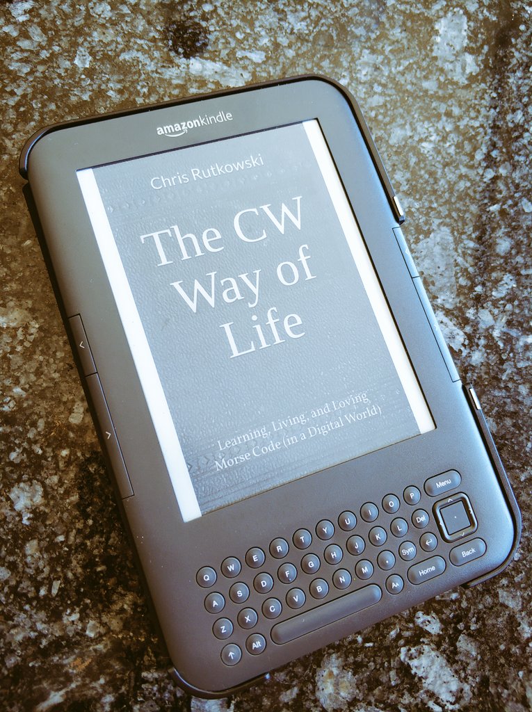 EA3ICE's tweet photo. The CW Way Of Life by Chris Rutkowski (NW6V). Let's read this!
#CW #cwforever #hamradio #kindlekeyboard https://t.co/KyDabdixA1