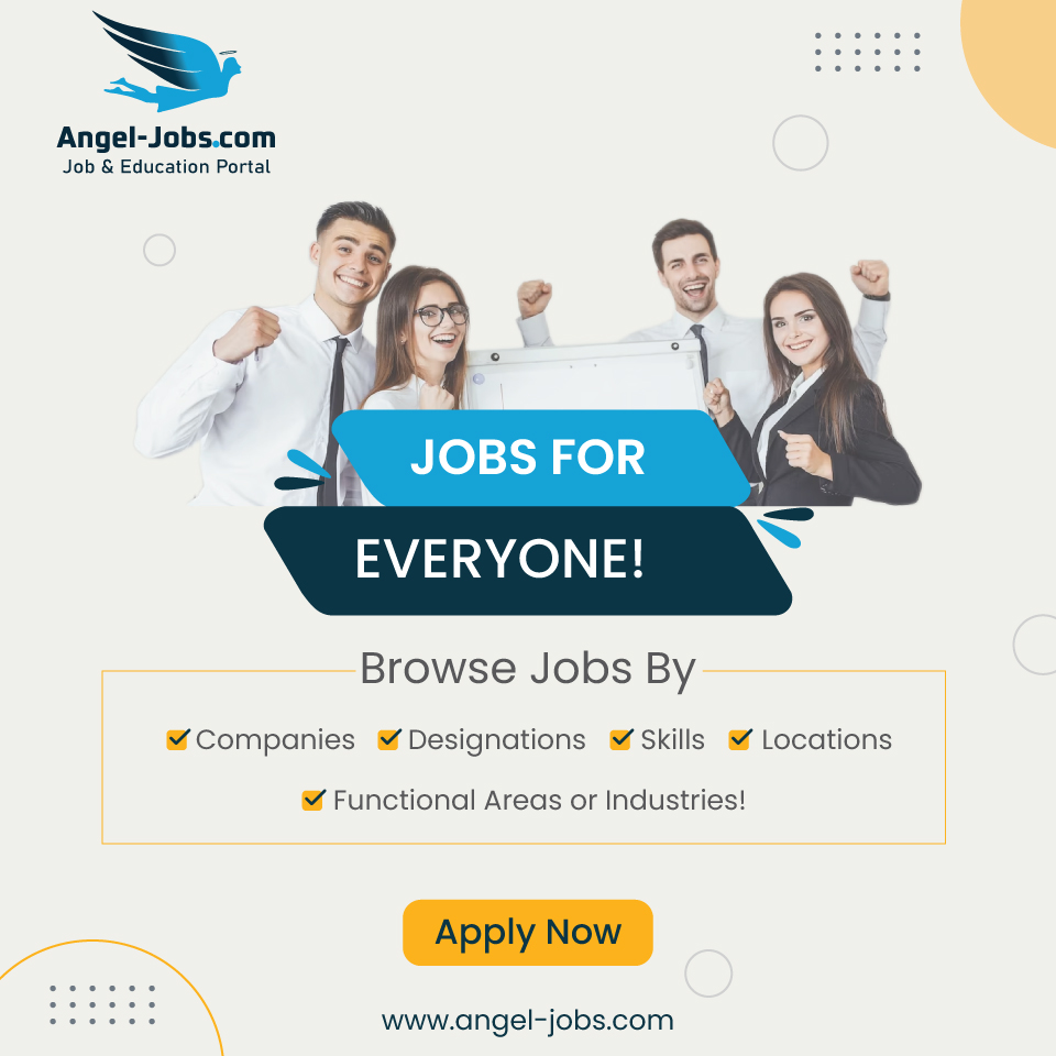 AngelJobsdotcom's tweet photo. Jobs for Everyone! Browse jobs by companies, designations, skills, locations, functional areas or industries! 

Email us at: info@angel-jobs.com
Learn More: https://t.co/VGX5PWv4d5

#Jobseekers #jobsearch #civilengineeringjobs #jobopening #jobs2023 #constructionjobs https://t.co/O0uPl4DoH8