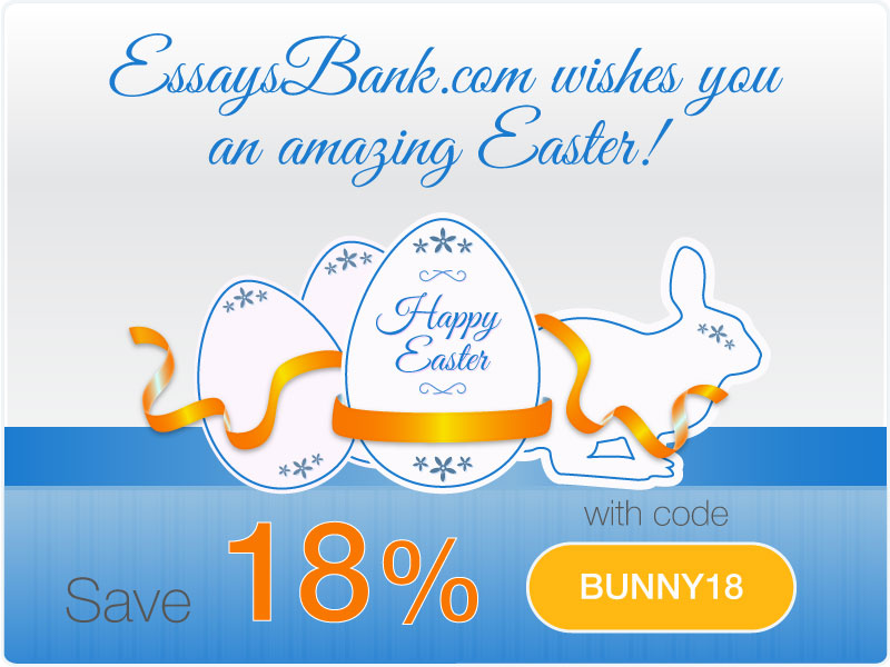 EssaysBank's tweet photo. https://t.co/prDGBVH2Xk wishes you an amazing Easter! Save 18% on your paper with code BUNNY18 which is valid till April 10
 https://t.co/Bud3GYayWS #holiday #essay #discount #custompaper https://t.co/93rBgmkUnY