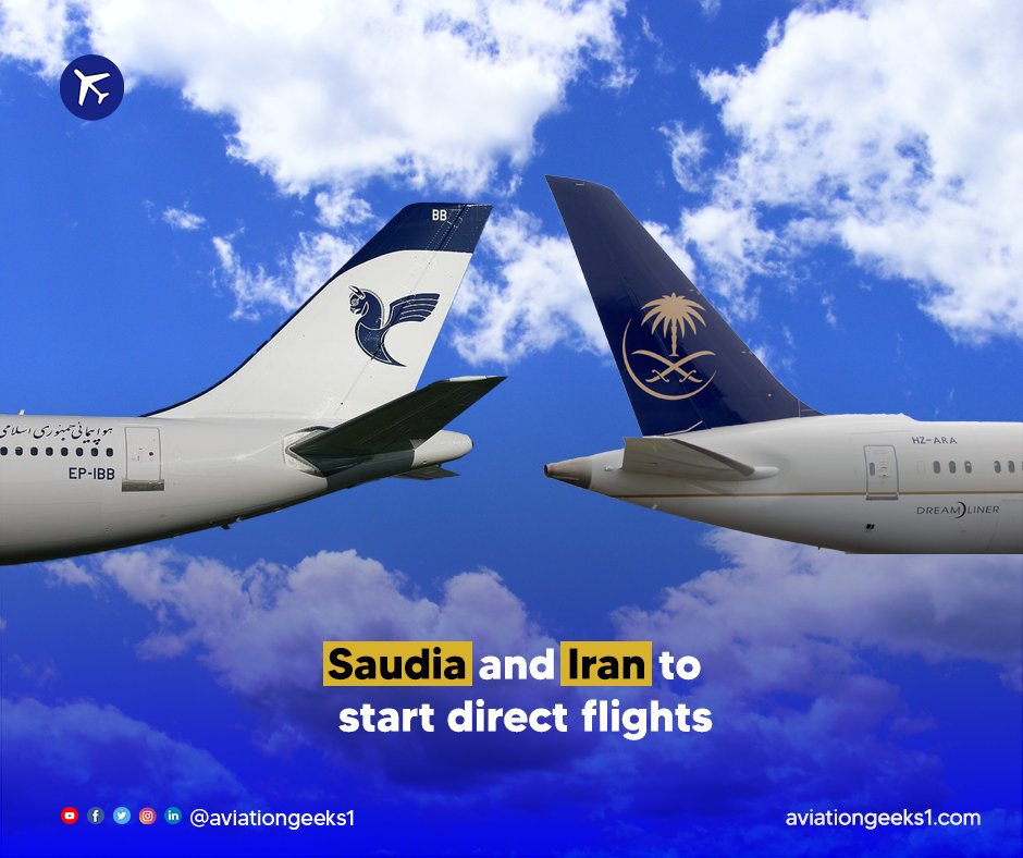 In a significant development, Saudi Arabia and Iran are set to start direct flights between the two countries as well as facilitate the granting of visas to citizens. The move also includes the granting of Umrah visas.
#SaudiArabia #Iran #DirectFlights #Diplomacy #Tourism