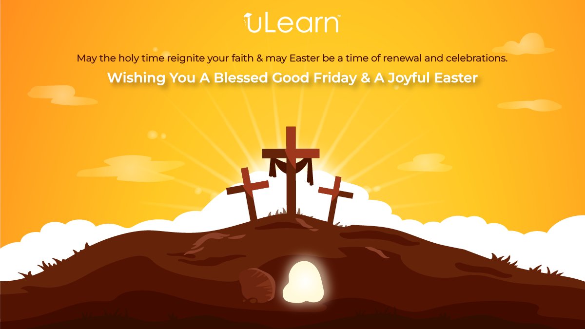 Let us reflect on the sacrifice made by Jesus Christ and may his resurrection bring renewed hope and faith to our lives this Easter.

Wishing You A Good Friday &amp; Happy Easter!

#onlineproctoring #onlineexams #uLearn #goodfriday #goodfriday2023 #happyeaster #easter2023 #friday