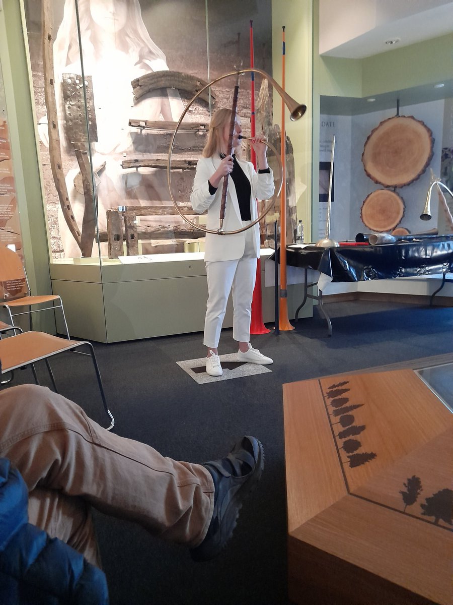 A huge thank you to <a href="/VindolandaTrust/">Vindolanda Trust</a> for a fantastic evening yesterday evening! We got to hear Letty Stott and Dr Peter Holmes playing ancient instruments at Vindolanda.The bucina, the tuba and more were all heard in all of their glory. It was marvellous and mystical all at once!