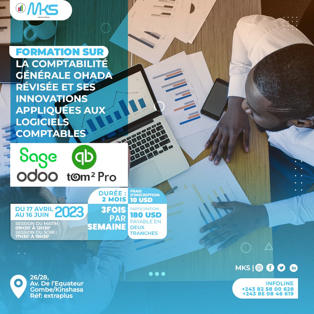 Voulez-vous acquérir des connaissances en comptabilité général ?

Nous lançons une formation sur LA COMPTABILITÉ GÉNÉRALE OHADA RÉVISÉE ET SES INNOVATIONS APPLIQUÉES AUX LOGICIELS COMPTABLES 🤓

#apprendreautrement #formation #professionnelles #comptabilité #investirensoi