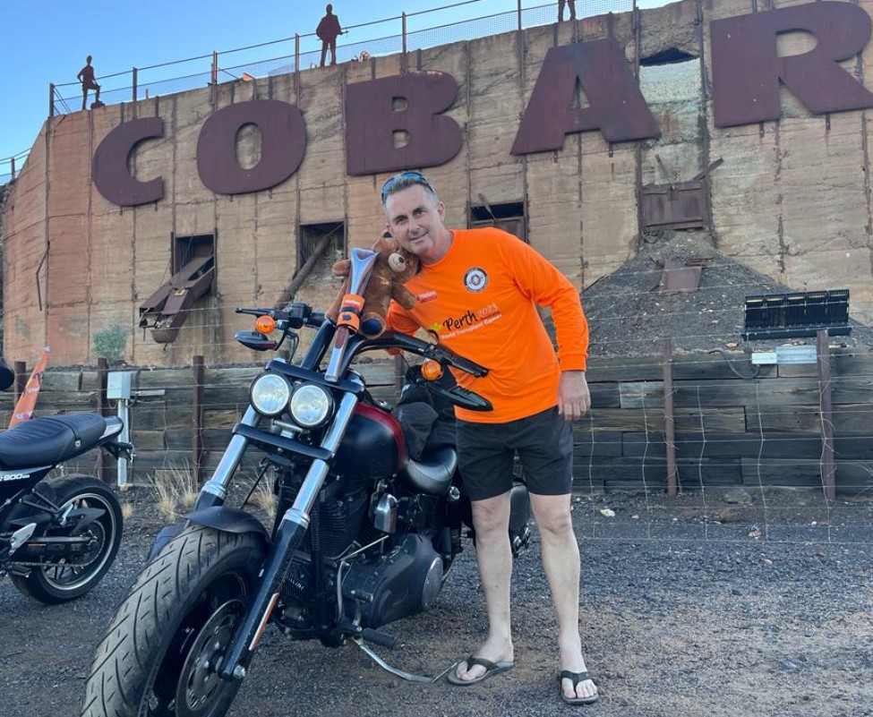 WTGF1's tweet photo. Keeping the Gift of Life Baton Ride & TX Teddy safe on route to #WTG2023. Spirits are high 😃 The Guardians are getting plenty of attention on the #roadtoperth as they raise awareness for #organdonation & support @TransplantAus
Track the Ride here: https://t.co/5SSli3tTdG https://t.co/oFlCYObTEp