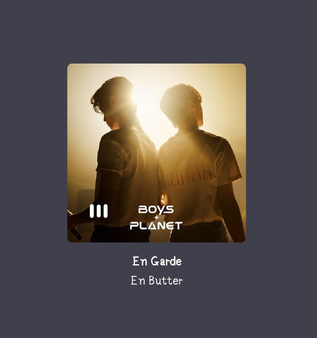 PARKGUNTH's tweet photo. 📢En Garde เข้า IG MUSIC แล้วนะคะ 🤺

สำหรับสายชอบแชร์เพลงแชร์สตอรี่ตอนนี้เพลง En Garde มีในไอจีแล้วนะคะ💕 จะเอาใส่สตอรี่หรือจะตั้งโปรไฟล์ก็ตัว En Garde สุด ๆ 

ค้นหา 🔎 En Garde Boys Planet ก็เจอเลย✨

#ENGARDE_ONTOP #PARKGUNWOOK #박건욱 #BOYSPLANET #보이즈플래닛 https://t.co/6kgPtFIi3B