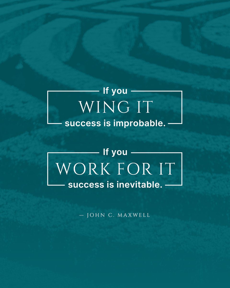 Have you ever been developing a presentation and experienced the temptation to just wing it? In my new book, The 16 Undeniable Laws of Communication, I share about my journey as a communicator and a decision I made fifty-four years ago.

16laws.maxwellleadership.com