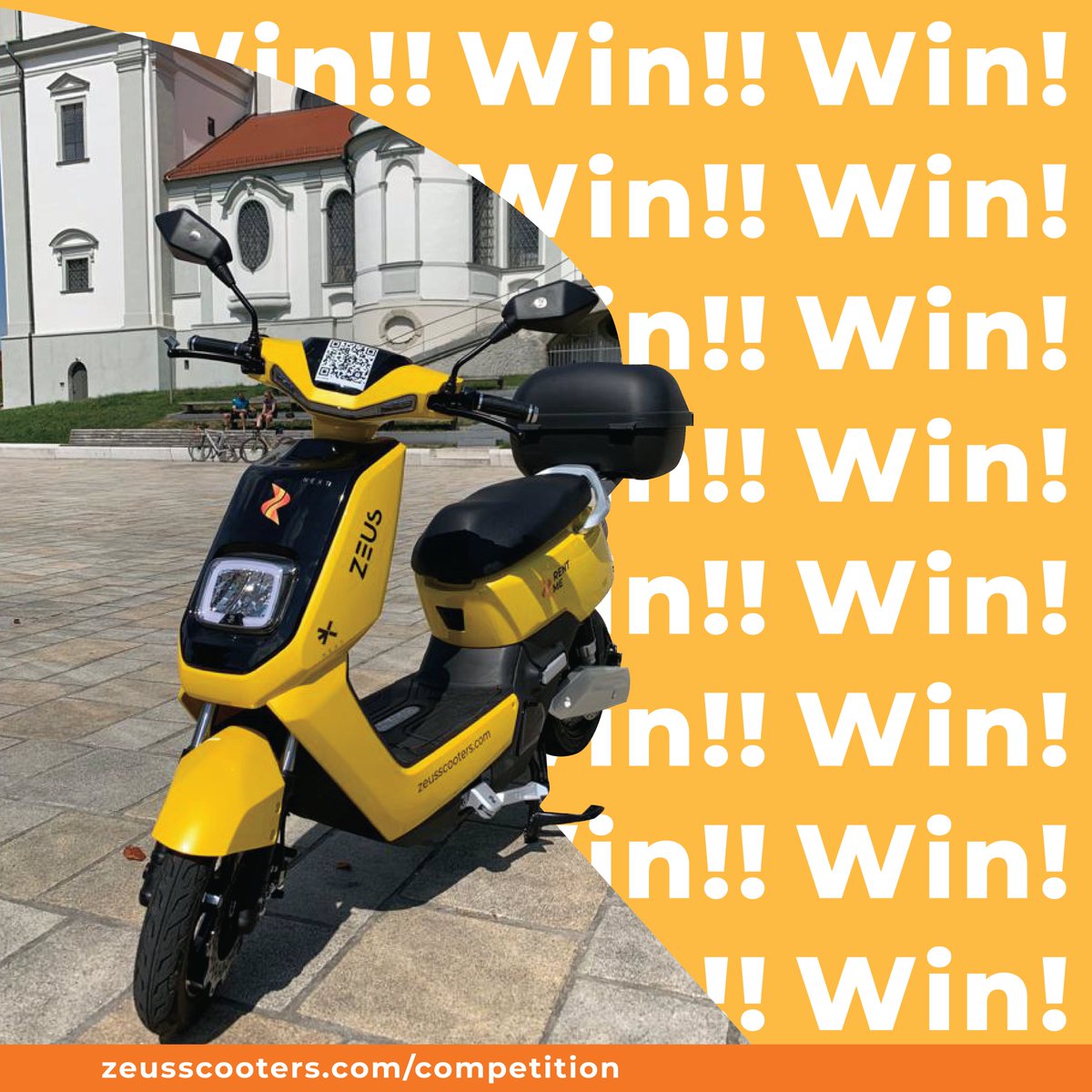Win a free e-moped from the ZEUS fleet! 🛵 Take a Pay as you go ride over 20 minutes and be in with a chance to a moped! 😳 If you have a pass active don’t be worried – Grab a moped Top-Up Pass online and be entered direct into the competition! zeusscooters.com/competition