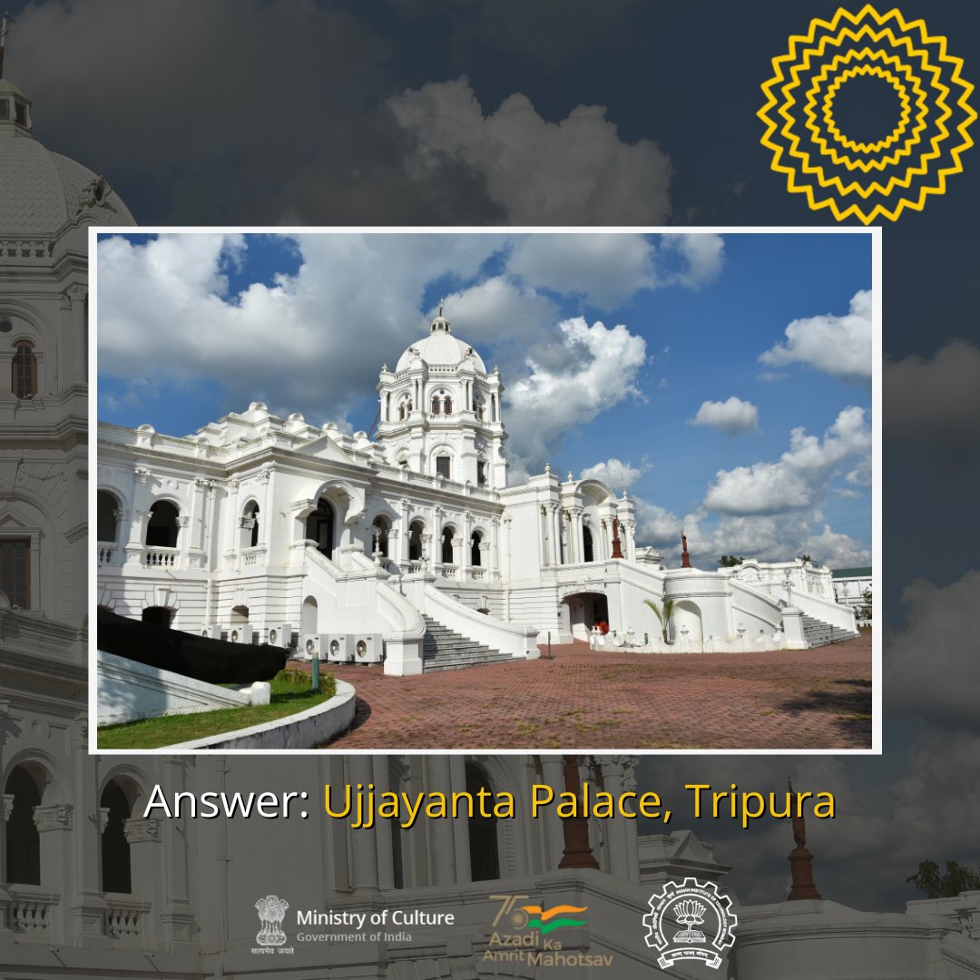 _IndianCulture's tweet photo. Learn more about the Ujjayanta Palace and its legacy, read the snippet โUjjayanta Palace: Palatium of the Tripura Kingsโ on the Indian Culture Portal. https://t.co/R4GDjZ0Toj
#UjjayantaPalace #Tripura #Tripuri #RabindranathTagore #HeritageBuilding #PalacesOfIndia #ManikyaKings https://t.co/GBkMpaysVI