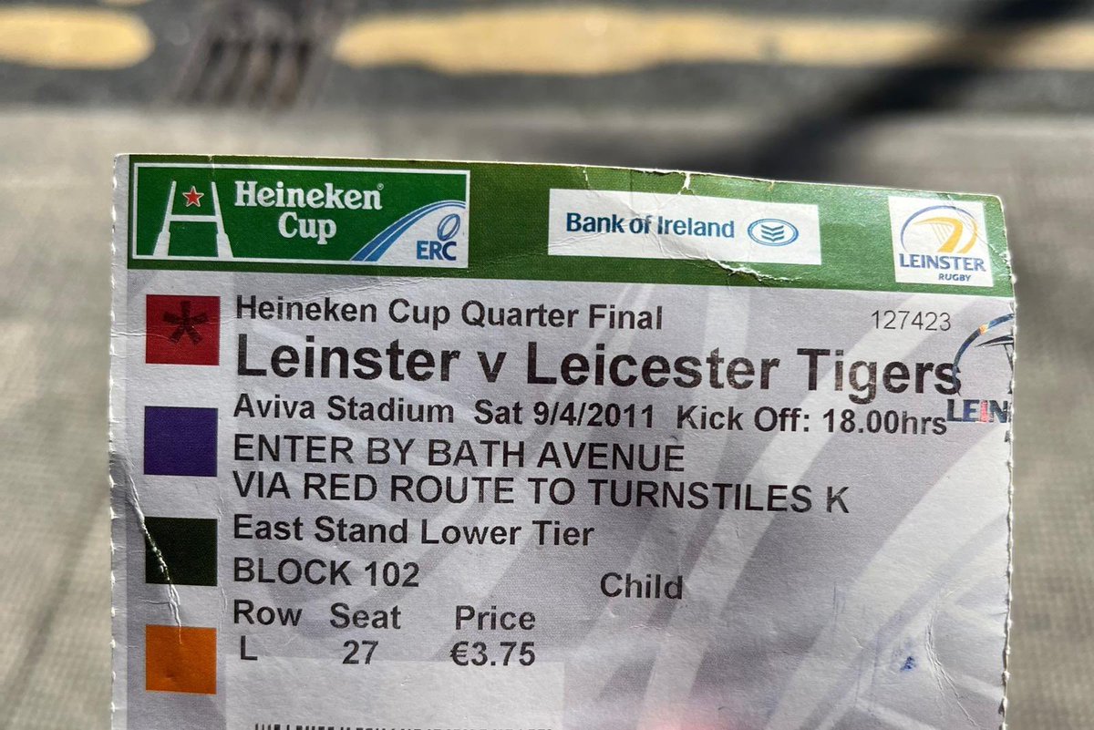 Jack Owens (@ismisejackowens) on Twitter photo Was clearing out some things today and found this piece of nostalgia ahead of the game this evening ๐
<a href="/leinsterrugby/">Leinster Rugby</a> <a href="/ChampionsCup/">Investec Champions Cup</a> <a href="/LeicesterTigers/">Leicester Tigers</a> Was clearing out some things today and found this piece of nostalgia ahead of the game this evening ๐
<a href="/leinsterrugby/">Leinster Rugby</a> <a href="/ChampionsCup/">Investec Champions Cup</a> <a href="/LeicesterTigers/">Leicester Tigers</a>