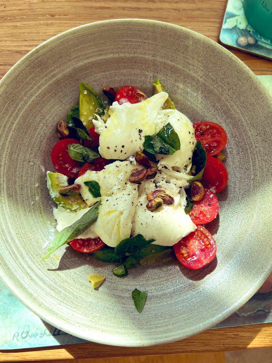missy_molly_mol's tweet photo. My lunch. I offered to make my dad the same but he said โItโs not my sceneโ. He has had soup, a roll and pate instead #notmyscene https://t.co/bc7YQ89iEO