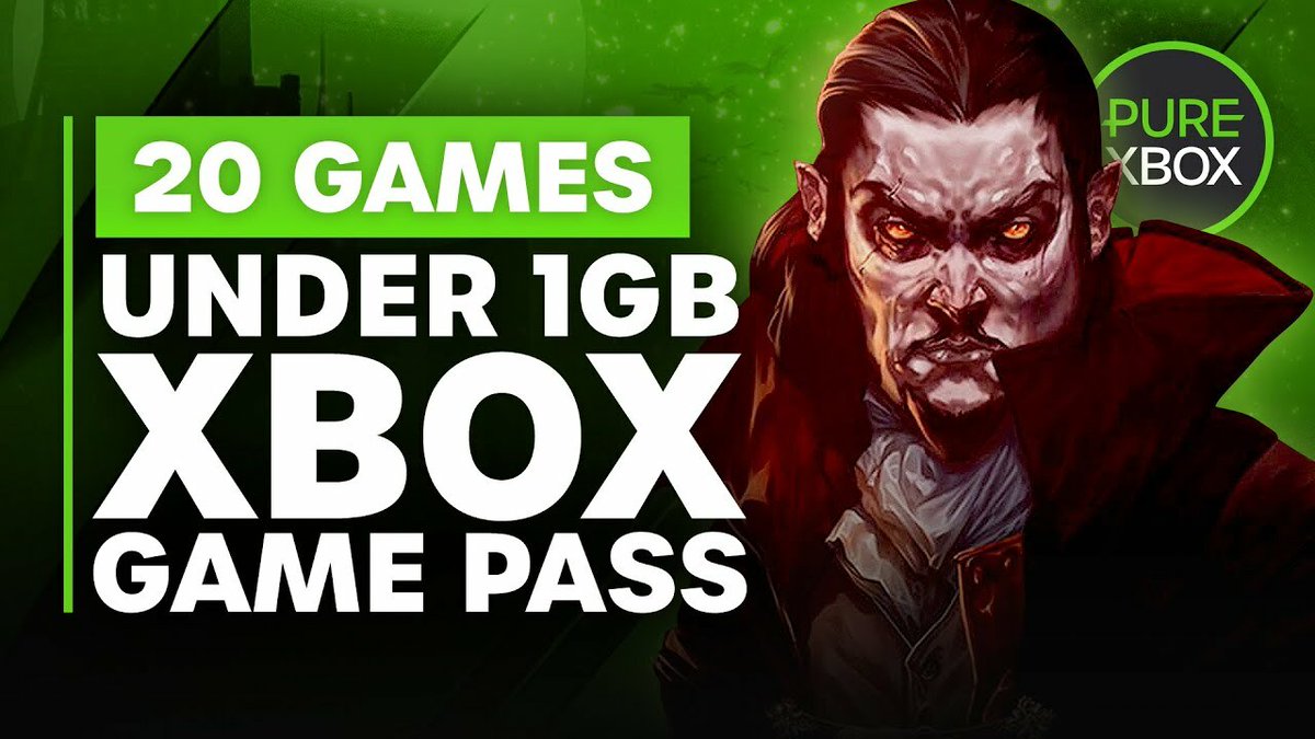purexbox's tweet photo. Video: 20 Great Games With Small Download Sizes On Xbox Game Pass https://t.co/l9fCnR8iDT #Xbox #Video #XboxGamePass #SmallGames #DownloadSize https://t.co/17VeeayvKd