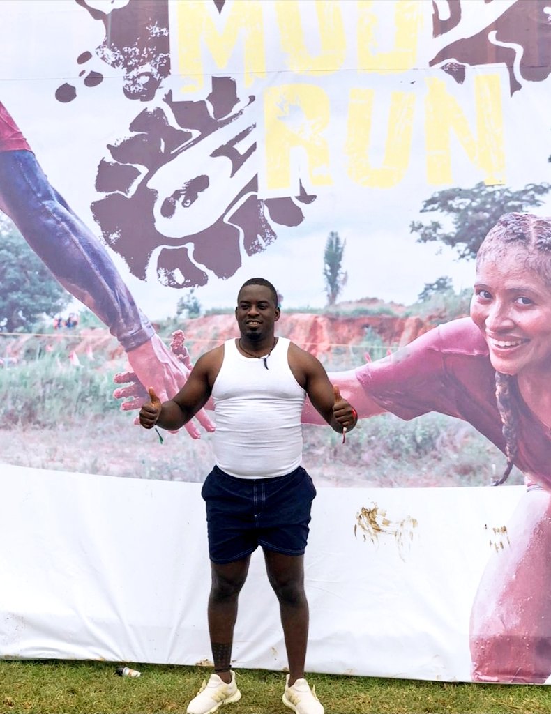 Dibo484's tweet photo. We came, we saw &amp; we got hella muddy..😁😅 #IsuzuMudRun #FunWasHad #WeGoAgainNextYear 💪cc @RandGzambia https://t.co/MstVoKCw4t
