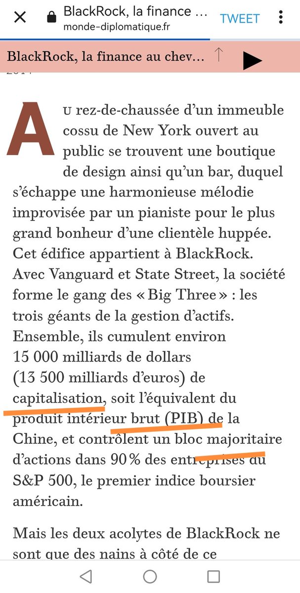 BlackRock : ça valait vraiment le coup de remettre en avant ce papier, le Diplo. Dès le premier para, deux erreurs et une comparaison sans queue ni tête. #pasbravo