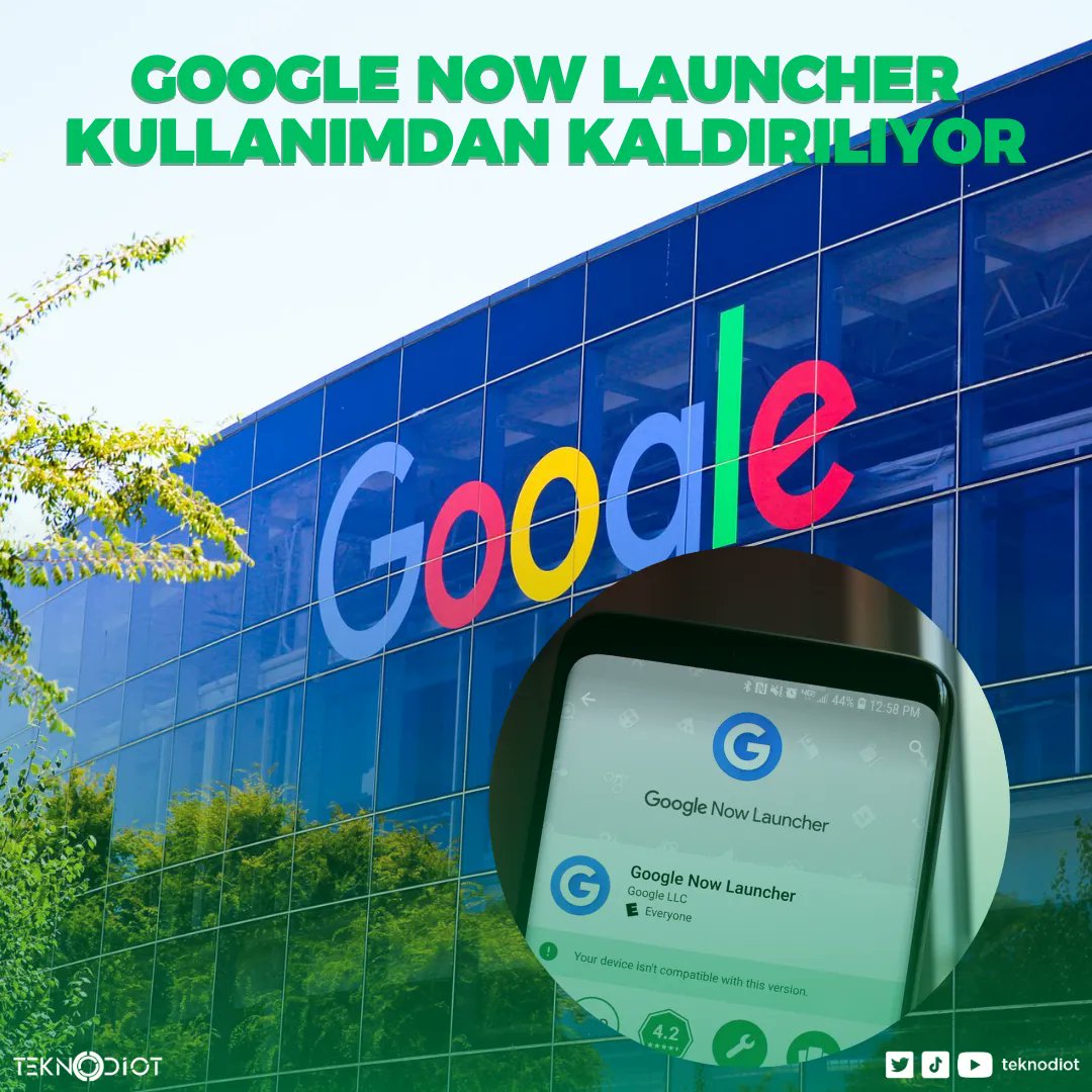 teknodiot's tweet image. #Google Now Launcher, 10 yıl önce piyasaya sürülmüştü ve kullanıcı arayüzünde Now kartları #Android kullanıcılarını karşılamıştı. Nexus 5’te varsayılan olarak kullanılan bu başlatıcı birçok stock Android telefonda yer almıştı, şimdi ise #GoogleNowLauncher Nisan kaldırılacak.