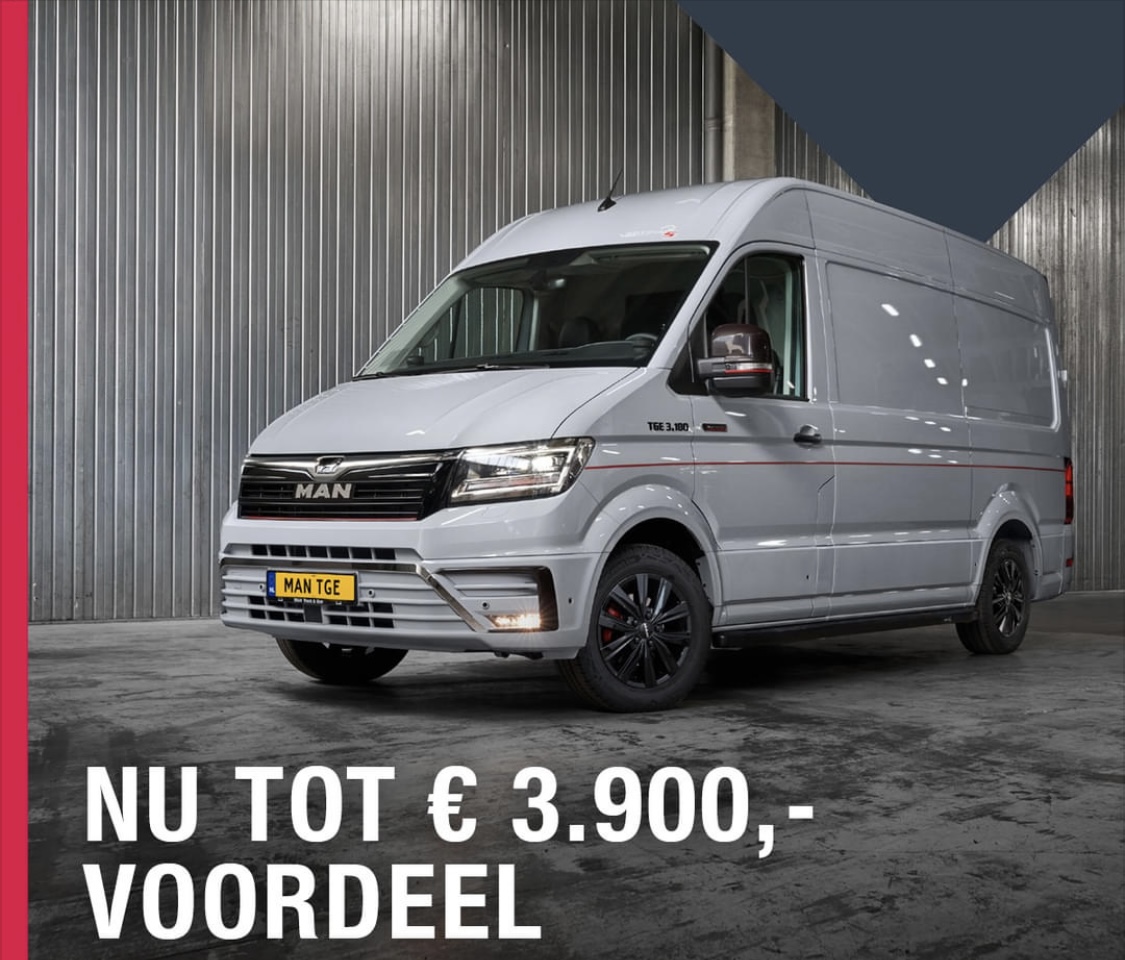 ROSIERVDBOSCH's tweet photo. Wauw! Profiteer van extra veel voordeel op de MAN TGE bestelbus! Laat je adviseren tijdens een gesprek bij ons en ontdek welke deal bij jou past!

Nu ook op de Special Edition: Individual Lion S! https://t.co/Z4X91YpfHD