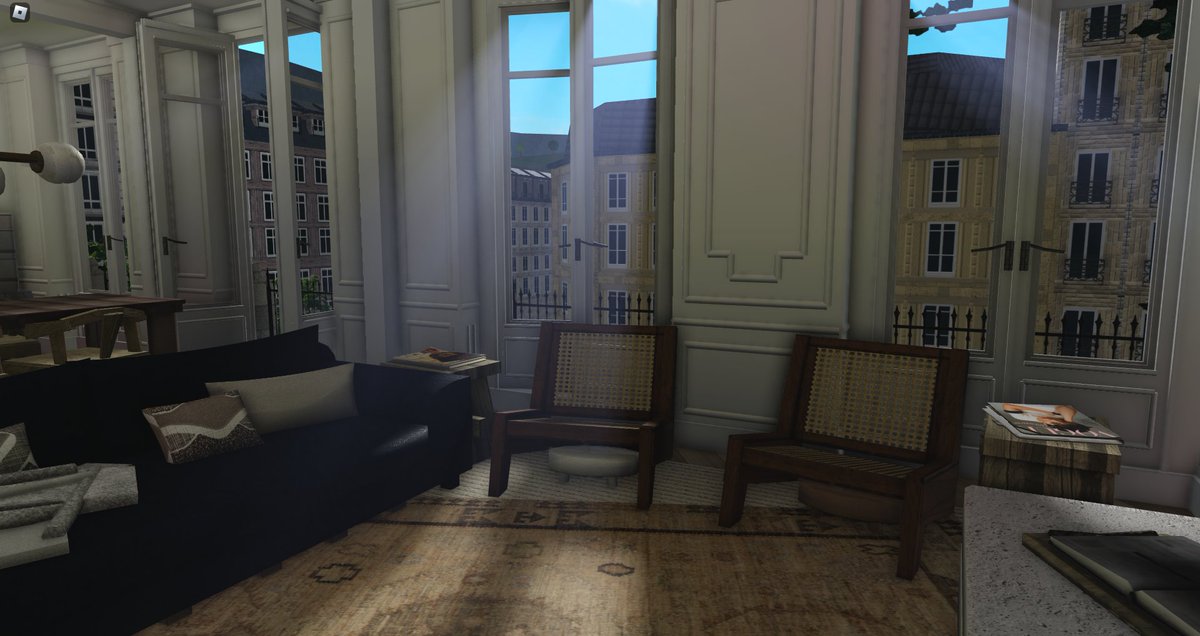 abiorable's tweet photo. LOVING THIS FRANCE STYLE 🇫🇷 
2 Bedrooms &amp; 2 Bathrooms
1.5M &amp; 60% (+40)
#bloxburg #bloxburgbuilds #bloxburghacks
@FroggyHopz_RBLX @RBX_Coeptus https://t.co/qElbotrYyt