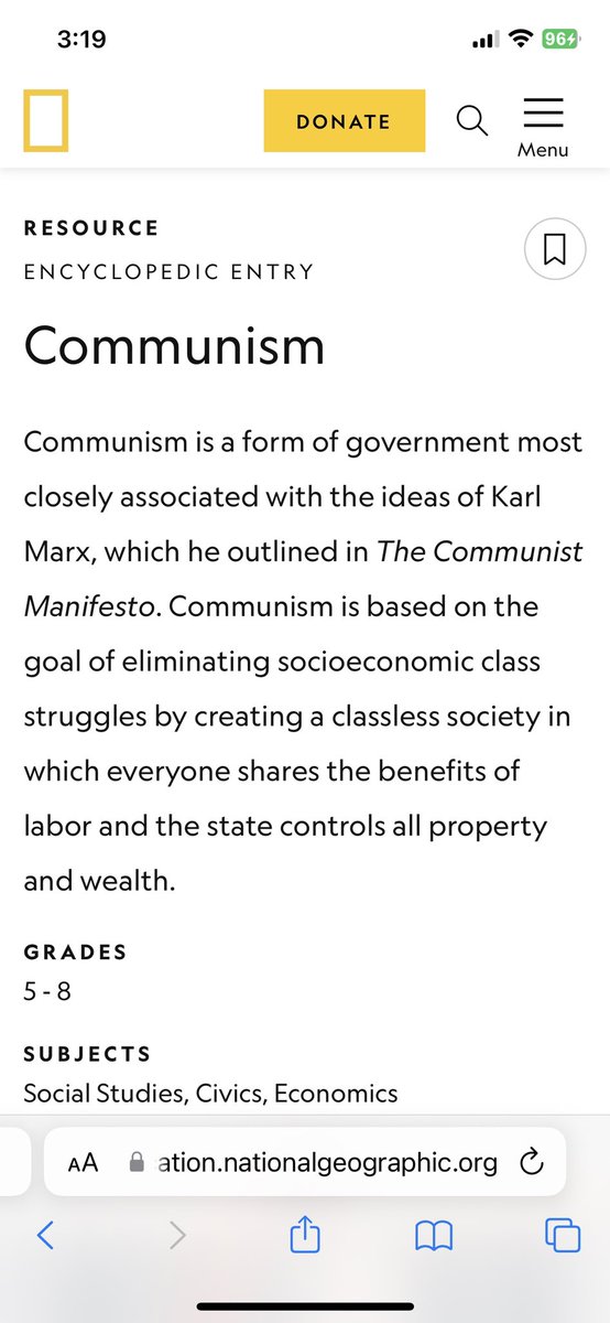 jane5105's tweet photo. @MustaqeemMuya @fmtoday Communism is based on the goal of eliminating socioeconomic class struggles by creating a classless society in which everyone shares the benefits of labor and the state controls all property and wealth. https://t.co/VSHGL3Xqrl