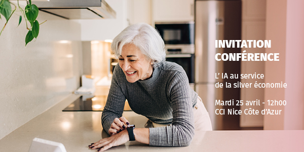 📢[#IAWORKSHOP] L'IA AU SERVICE DE LA SILVER ÉCONOMIE
➡️Réfléchissons ensemble à des solutions où l’#IA se met au service des nouvelles attentes des seniors !

🗓️25 avril
🕐dès 12h
📍CCI Nice Côte d'Azur 
👥Tout public
🎫cote-azur.cci.fr/evenement/lia-…

Avec <a href="/CCIcotedazur/">CCI Nice Côte d'Azur</a> et <a href="/hmutuelle/">Harmonie Mutuelle</a>