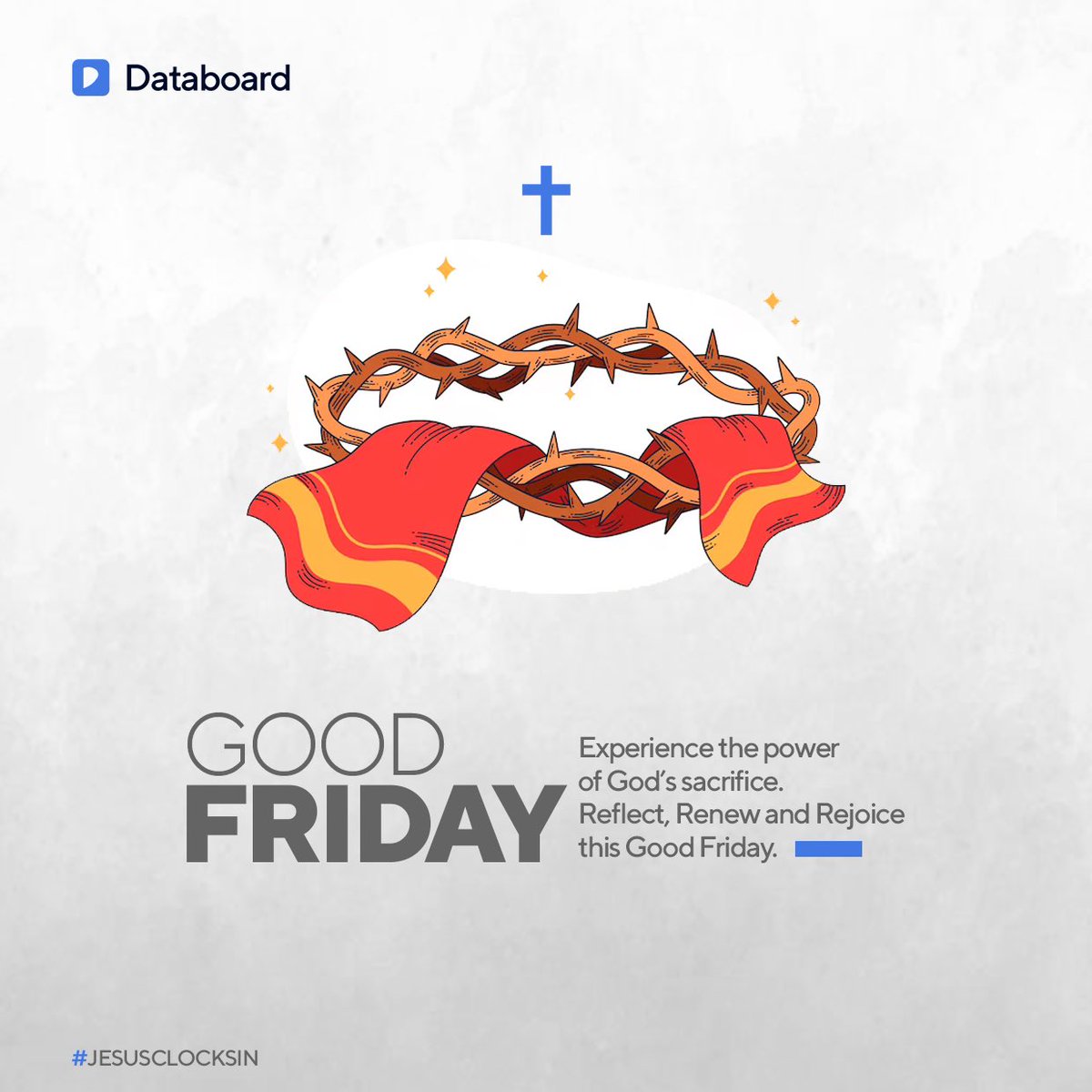 databoard_ai's tweet photo. Happy Easter Friday from all of us at Databoard. May this day be a reminder of the miracle of new beginnings.

#easterfriday #Databoard #JesusClocksIn https://t.co/9Xf24LaLEt
