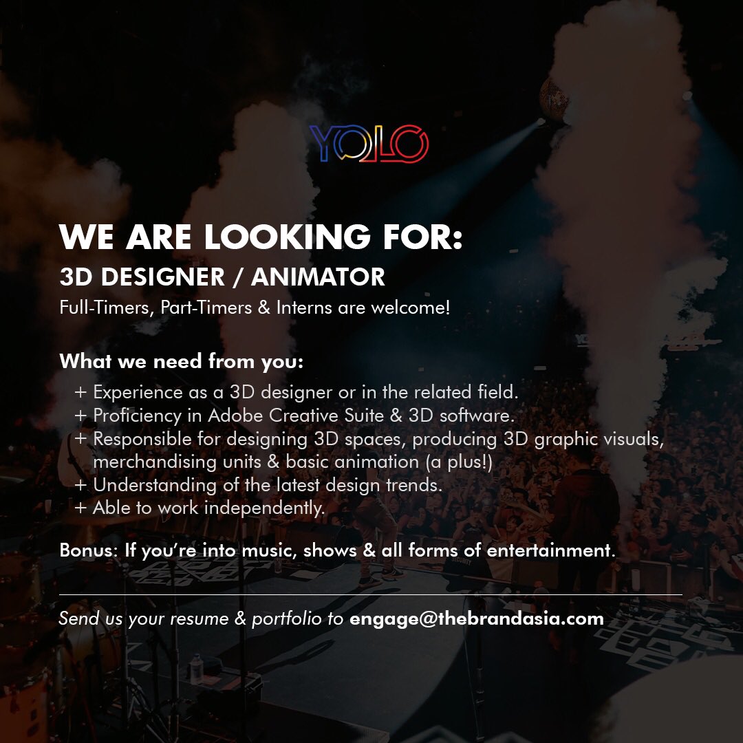 YOLO Malaysia on Twitter "WE’RE HIRING 📣📣 (Full / part timer & intern