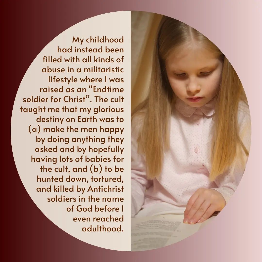 In our first post for our series on Firsts after leaving a high control group, @VerityCarter22 describes the new feelings and experiences she had after leaving COG-TFI. So many upheavals to the world one has known for so long can be overwhelming but also exhilarating.