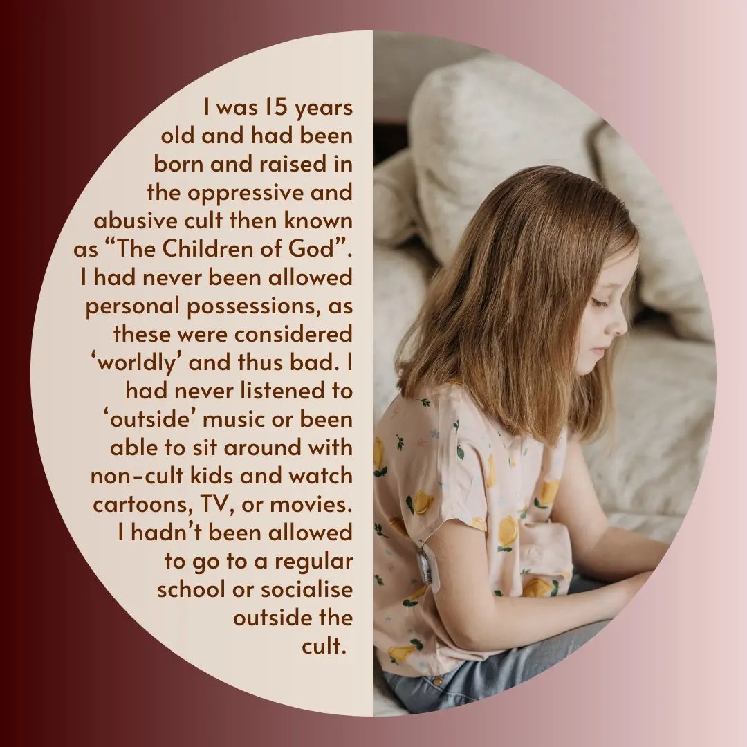 cogtfisurvivors's tweet photo. In our first post for our series on Firsts after leaving a high control group, @VerityCarter22 describes the new feelings and experiences she had after leaving COG-TFI. So many upheavals to the world one has known for so long can be overwhelming but also exhilarating. https://t.co/miAdnexkvY
