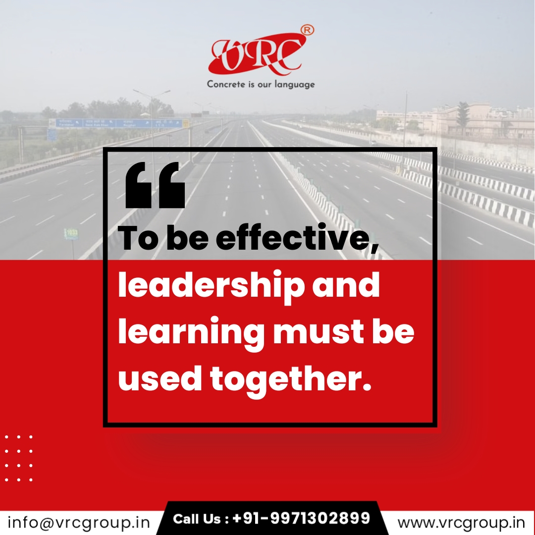 _vrcgroup's tweet photo. To be effective leadership and learning must be used together.

Follow us - @_vrcgroup

#vrc #vrcgroup #vrchighways #MBhighways #vrchotel #constructions #vrcsrhighways #refinery #Industrialprojects #achighways #CommercialProjects #InfrastructuralDevelopment #civilengineers https://t.co/WWQ3mN5MJo