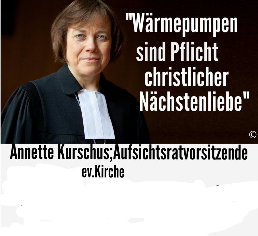 Markus_Krall's tweet photo. Neulich sagte uns Frau Kurzschluss noch, dass Waffenlieferungen in Kriegsgebiete die Pflicht christlicher Nächstenliebe seien. Davor hat sie die Covid-Impfung zur Christenpflicht erklärt. Jetzt ist halt die Wärmepumpe dran. Die lässt nix aus. https://t.co/vkzJxE8vGS