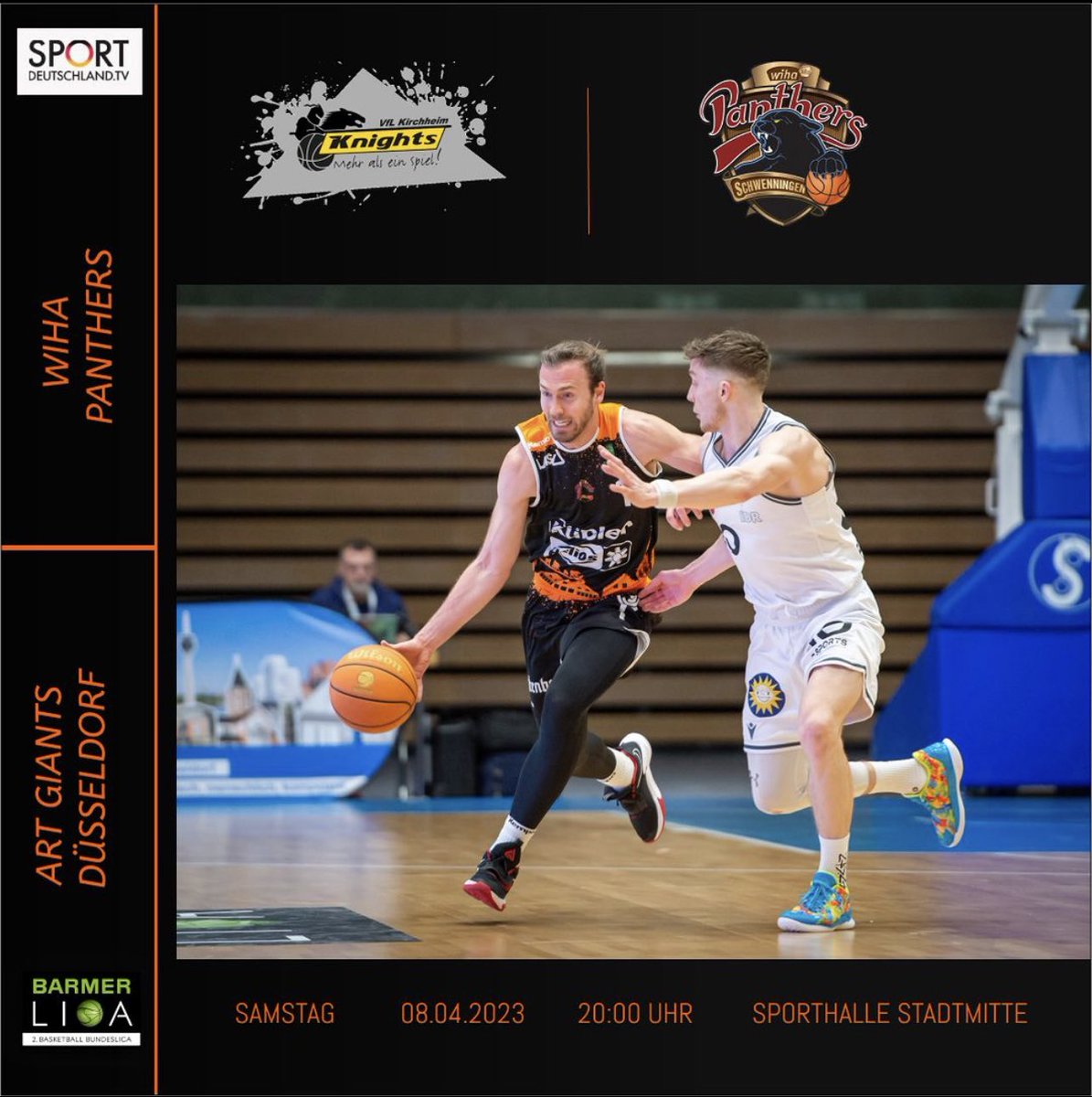 Nach der Auswärtsniederlage in Düsseldorf geht es für die Schwenninger Basketballer am Ostersamstag nach Kirchheim. Für die @kirchheimknights  waren die Panthers zuletzt ein Angstgegner. 

wiha-panthers.de/zum-vorerst-le…

#ProABaby