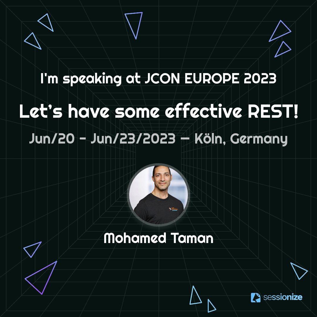 _tamanm's tweet photo. Hey! It seems that I will meet awesome attendees and speakers in person; I am thrilled to speak at @jcon_conference and super excited to represent @NortalGlobal there.
#JCON2023 #Java #restapi #graphql #knowledge #developercommunity #career #nortal https://t.co/JkhKwwGyu2