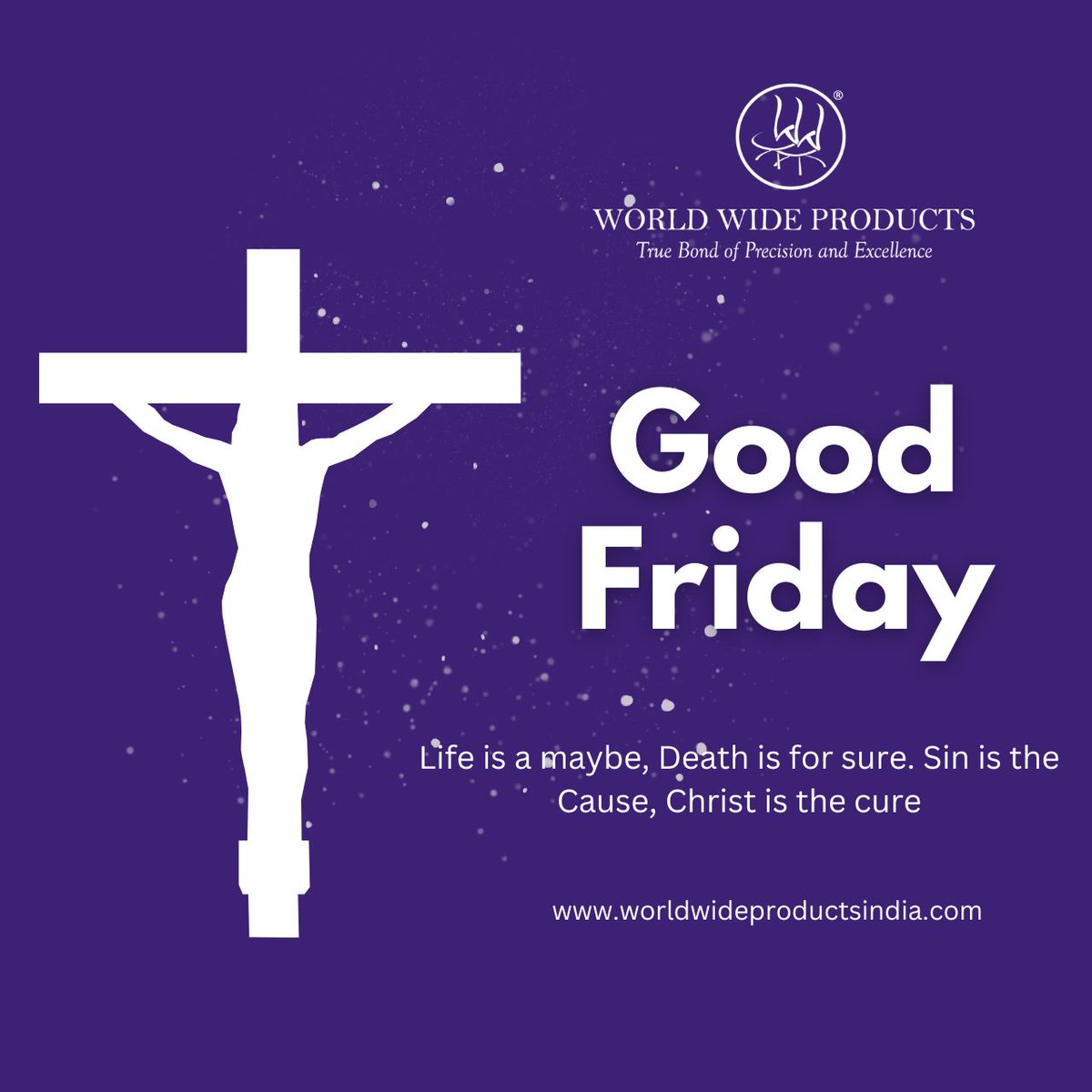 Christ has not only spoken to us by her life but has also spoken for us by his death.
#worldwideproductsindia #manufacturer #chairparts #goodfriday #happygoodfriday #yeshumasih #goodfriday #easter #jesus #jumatagung #love #happyeaster #friday  #jesuschrist #goodfriday2023