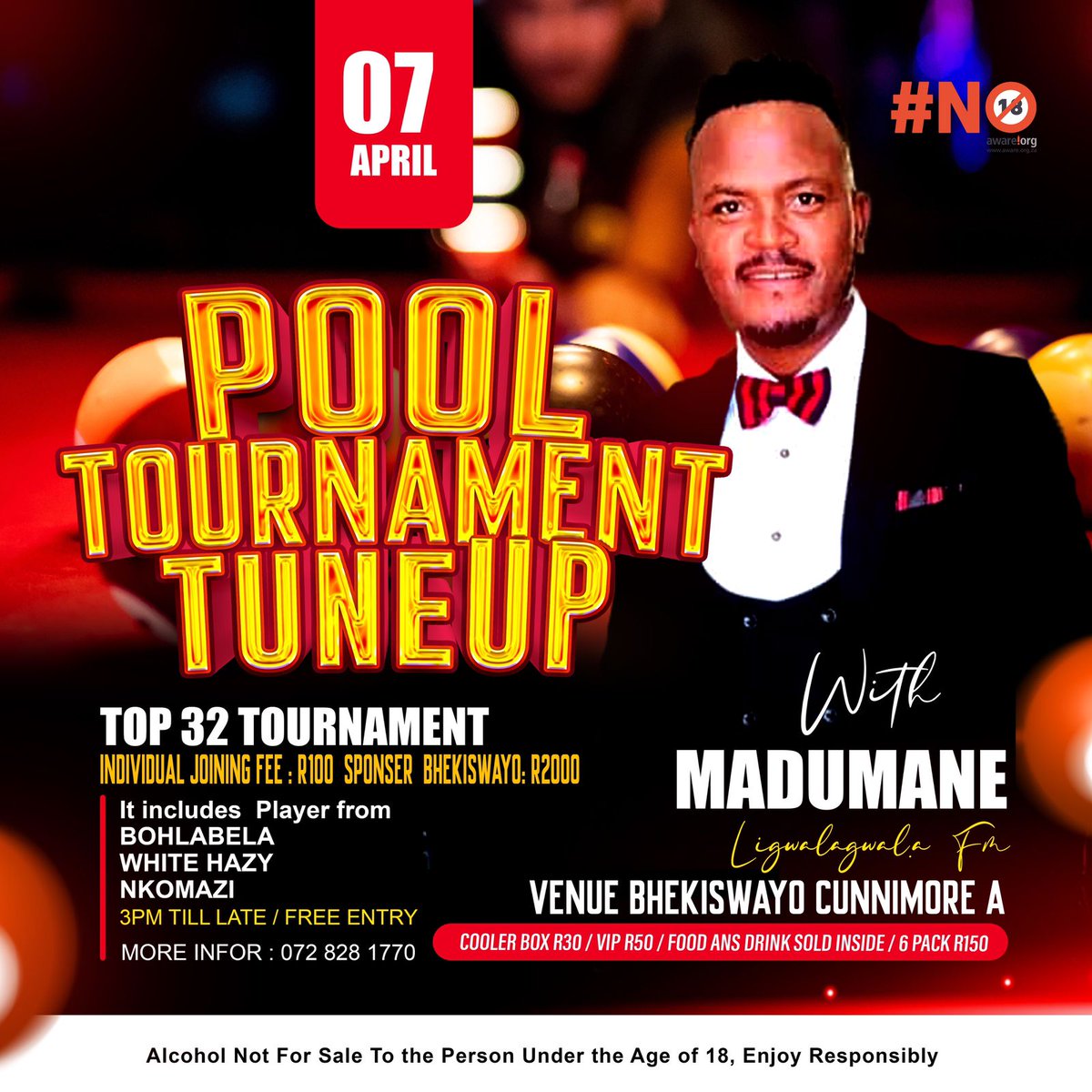 realMadumane's tweet photo. Beautiful People Have A Happy & Safe Easter Long Weekend
#MyGigGuide Starts this afternoon at #TheColdRoom Malelane and later tonight at #CunningMoreABhekiswayo and on Sunday I am supporting my Ninja DJ Percy At #TekwaneNorth Vintage Edition
#iyoshinumberbaba ๐บ๐ง๐๏ธ๐ค๐ https://t.co/zEwzqwY5UW