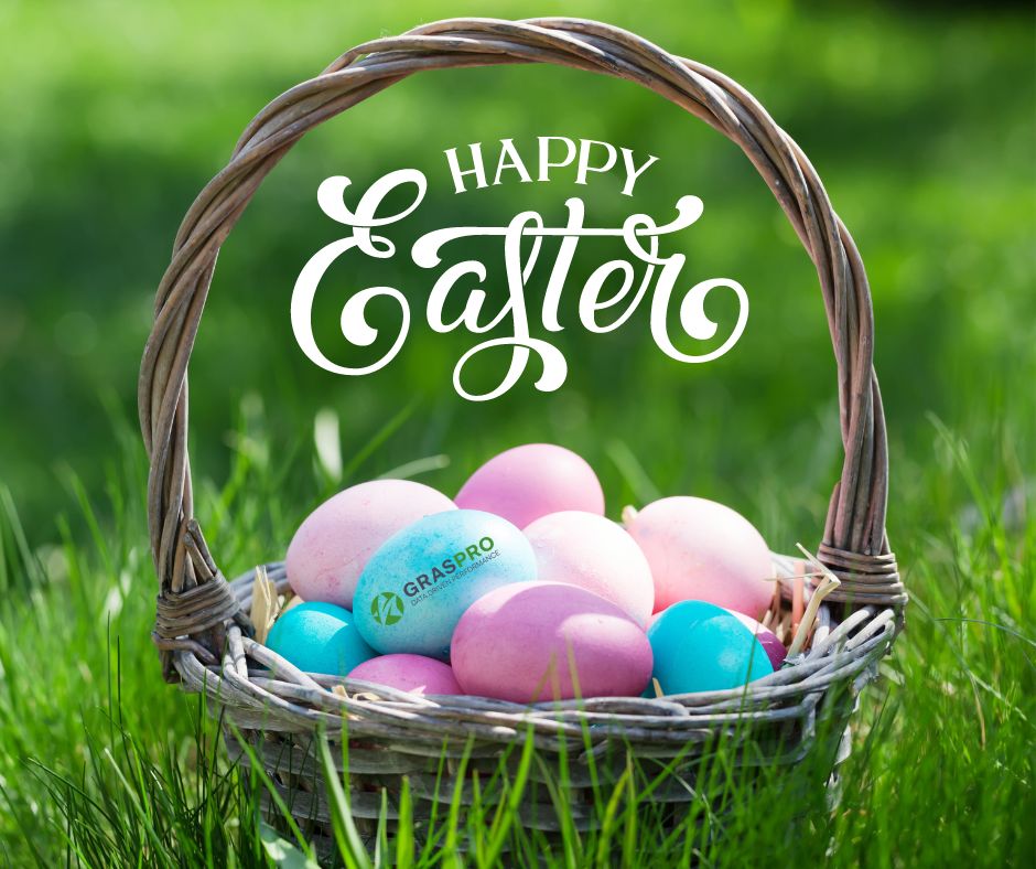On behalf of the GrasPro team, we would like to wish you a happy Easter. This time of year is a reminder of new beginnings and growth, and we hope that you, your team, club and organisation are thriving as we move into the second quarter of the year.