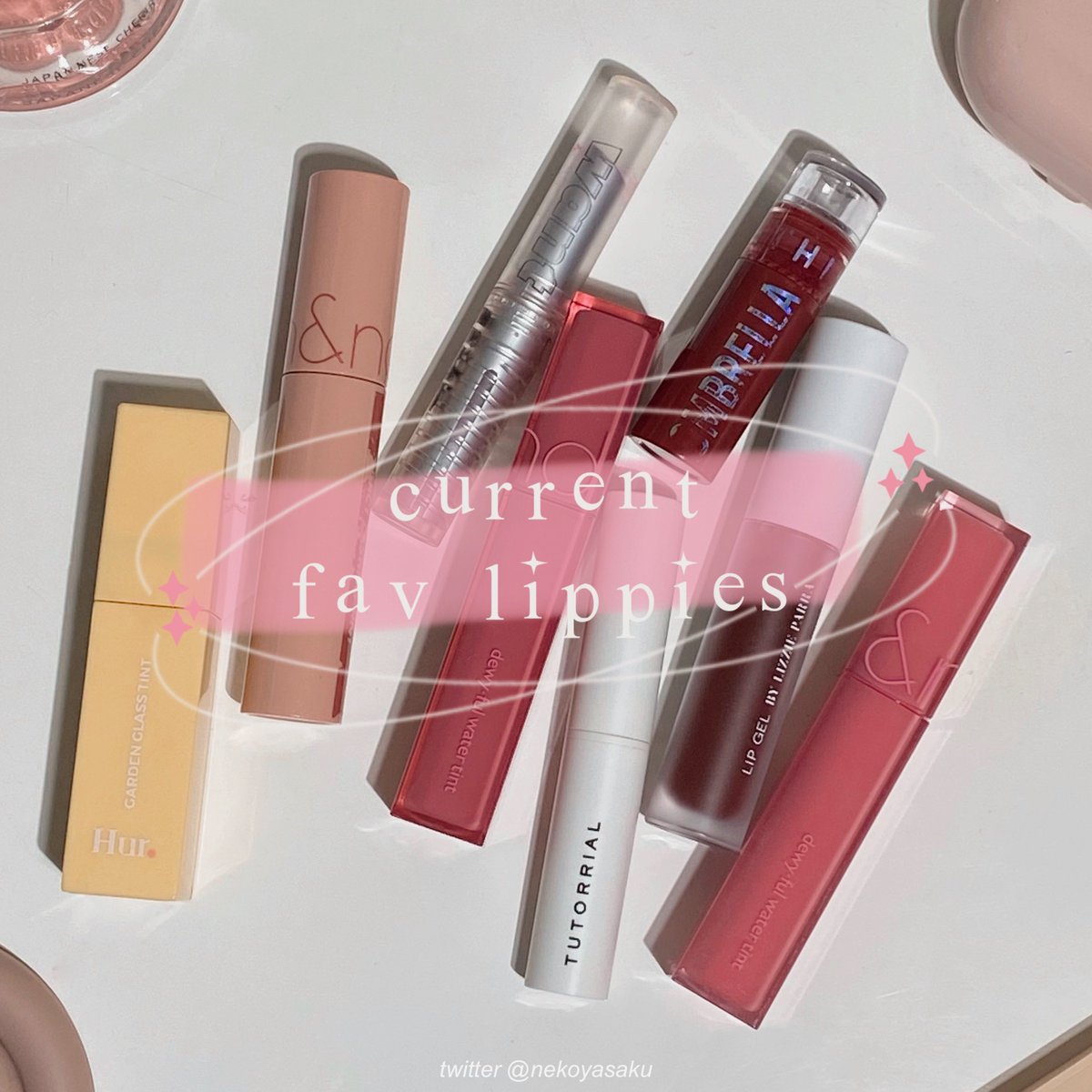 nekoyasaku's tweet photo. — current fav lippies♡

ada favorite kalian juga gaaak?👀 https://t.co/AJ5c6Z8Ttw
