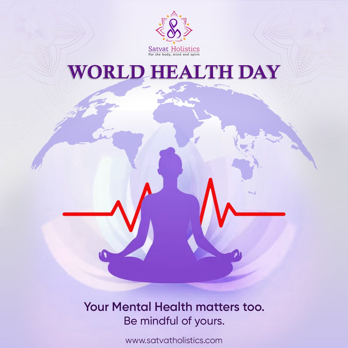 Health is the greatest wealth. Happy World Health Day!
.
.
.
#satvatholistics #WorldHealthDay‌_2023  #WorldHealthDay2023 #worldhealthday  #soundbath #yoga #stayhealthy #happiness #innerpeace #calm #mindandbodyhealth #mentalhealthawareness