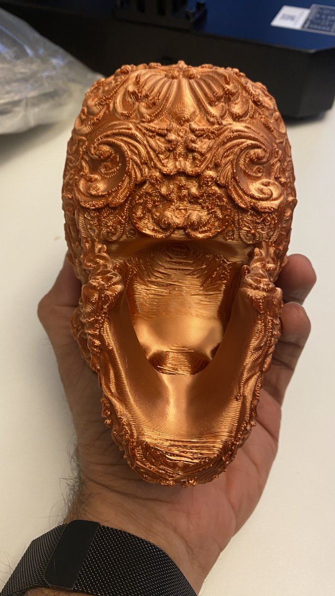 Frezzy3D's tweet photo. Recently, a client used my model to create a stunning 3d print. 
I want say thanks him. https://t.co/G68j65ssqL