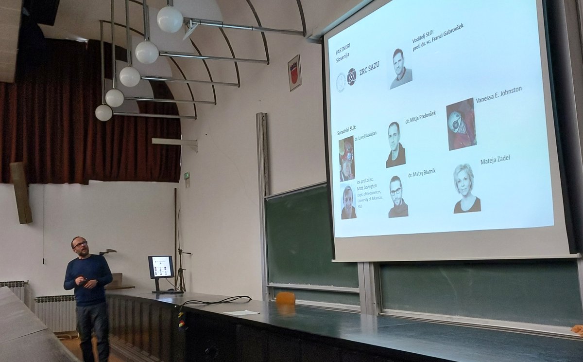 geog_pmf's tweet photo. On Thursday, April 5, a public presentation of the CARDIKARST project was held in front of teachers, students and colleagues at the Department of Physics, Faculty of Science and Mathematics (University of Zagreb).
https://t.co/cGKfW48WxZ

#hrrz #zrc_sazu #karst #cave https://t.co/OVYX3tJlbs