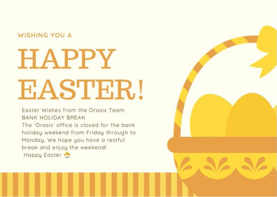 Orasis_Software's tweet image. #HappyEaster2023 🐣