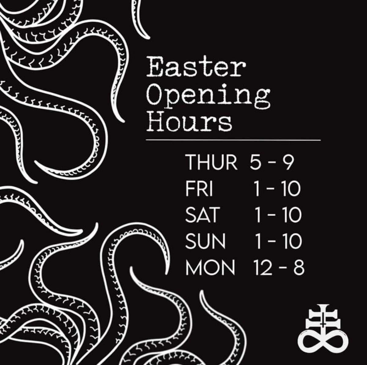 Here are our extended opening hours for this Bank Holiday! Come along and join us for a beer. 

(Chris the brewer loves Crème eggs btw)