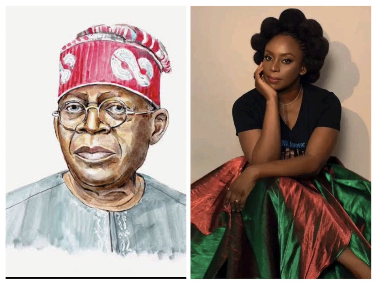 Like for Tinubu

RT for Chimamanda Adichie..