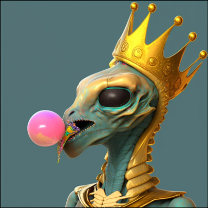 0xquilix's tweet photo. Greetings ser, I am pleased to present an AI artwork that I have created based on Pyra Alien NFT Collective on @dagoraxyz.

This artwork has been created to participate in the Dagora event through the platform Midjourney.

*Note: From NFT to Real version
#Dagora #Pyra #WatdaFish https://t.co/sNcbfgPhL6