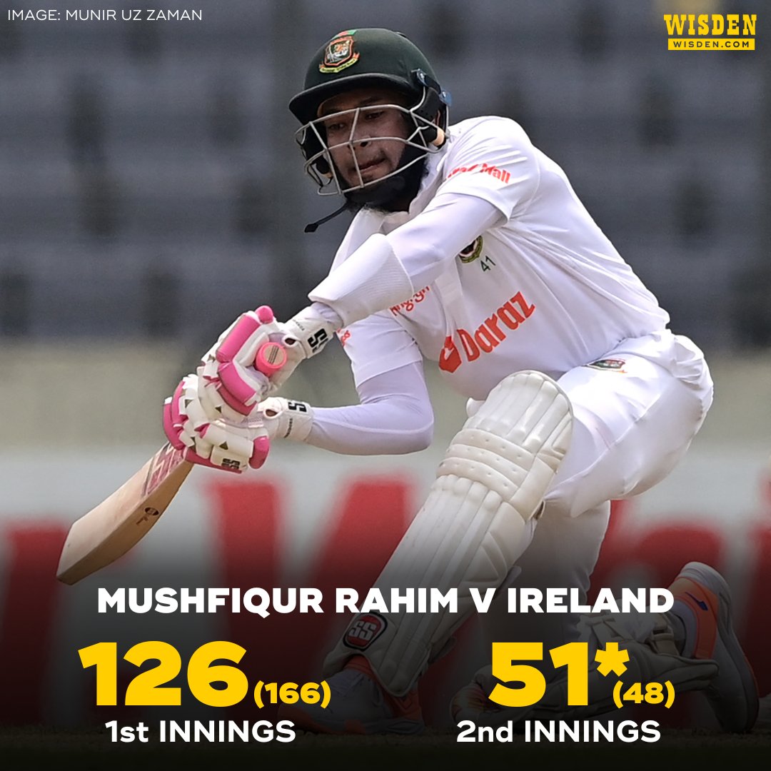 Mushfiqur Rahim was a cut above against Ireland, guiding Bangladesh to a seven-wicket win 👏

#BANvIRE