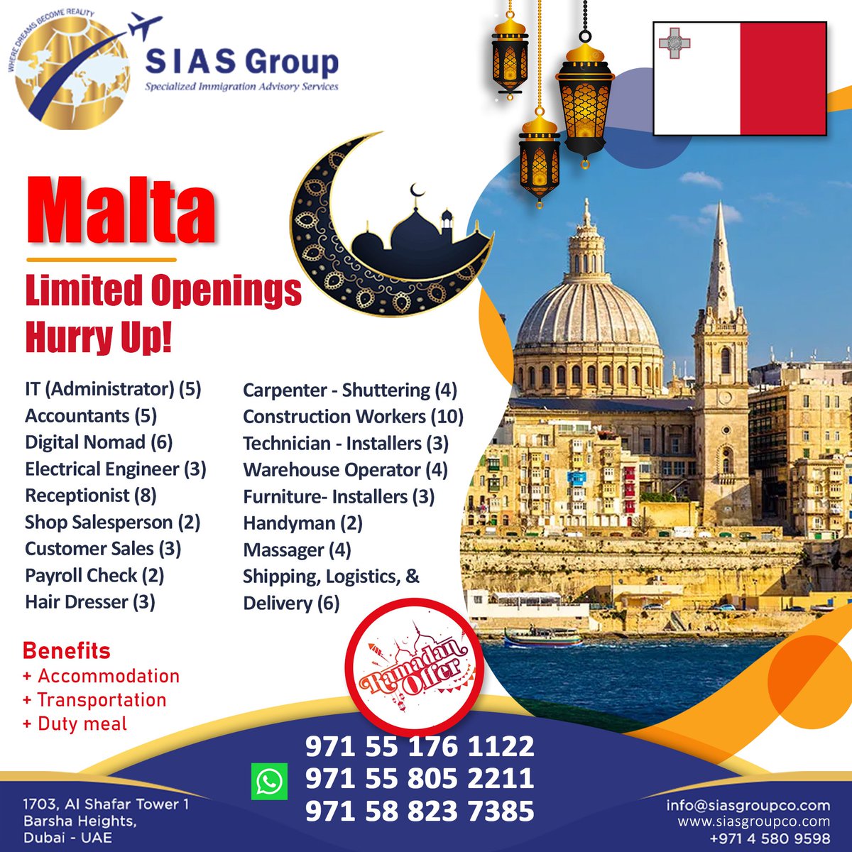 siasgroup's tweet photo. #siasgroup #siagroupdubai #Malta  #croatia  #romania #lithuania #malta #poland #estonia  #dubai #hindi #jobs #europe #india #SriLanka #Nepal #népal #nepal #nepalese #nepaltravel #malayalam #malayalamcinema #srilankavisa #sinhala #IndiaSouth  #trending #trendingnow #TrendingNews https://t.co/6P0R3VuINw