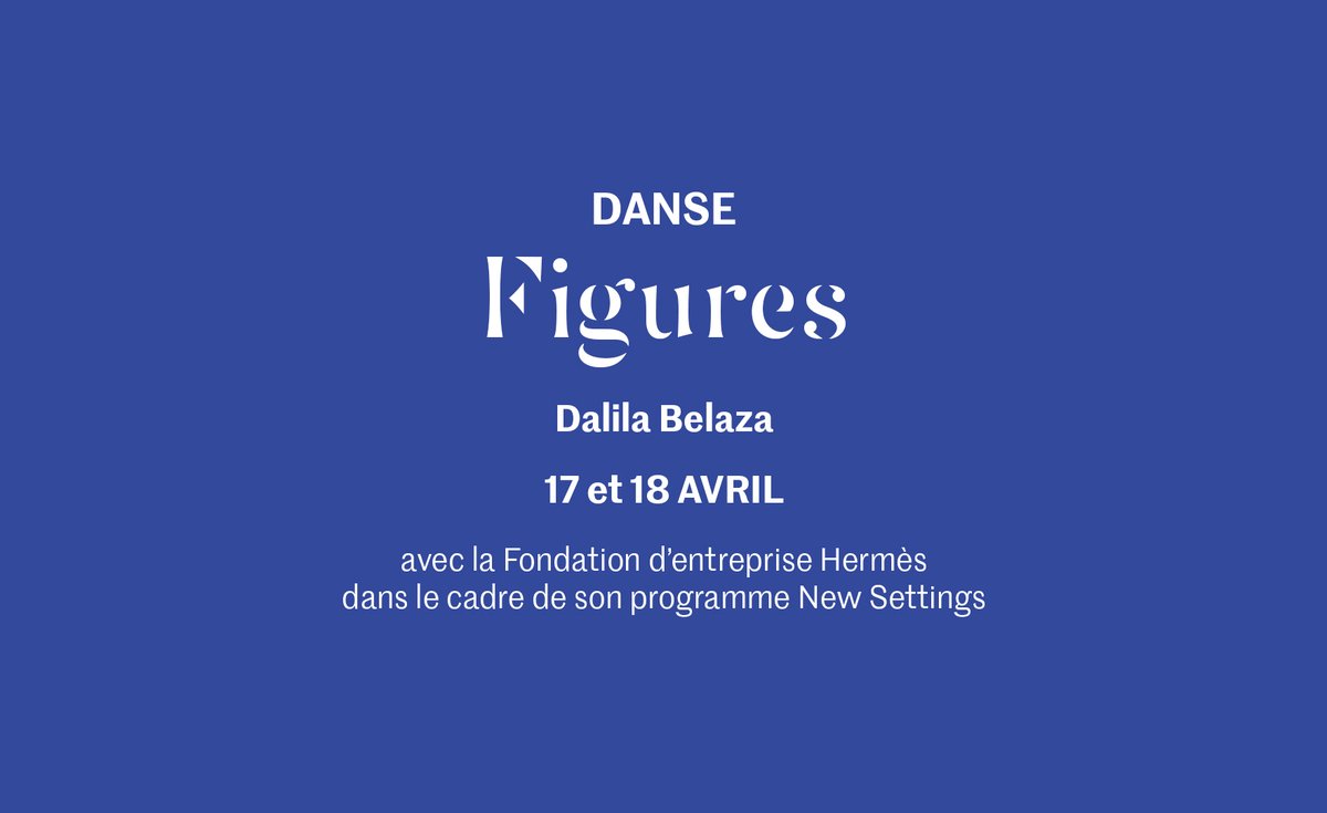 ~ À VENIR ~
Dans le cadre de #NewSettings, un programme de la Fondation d'entreprise Hermès
#Hermès #ArtsVisuels #Fondation Hermès