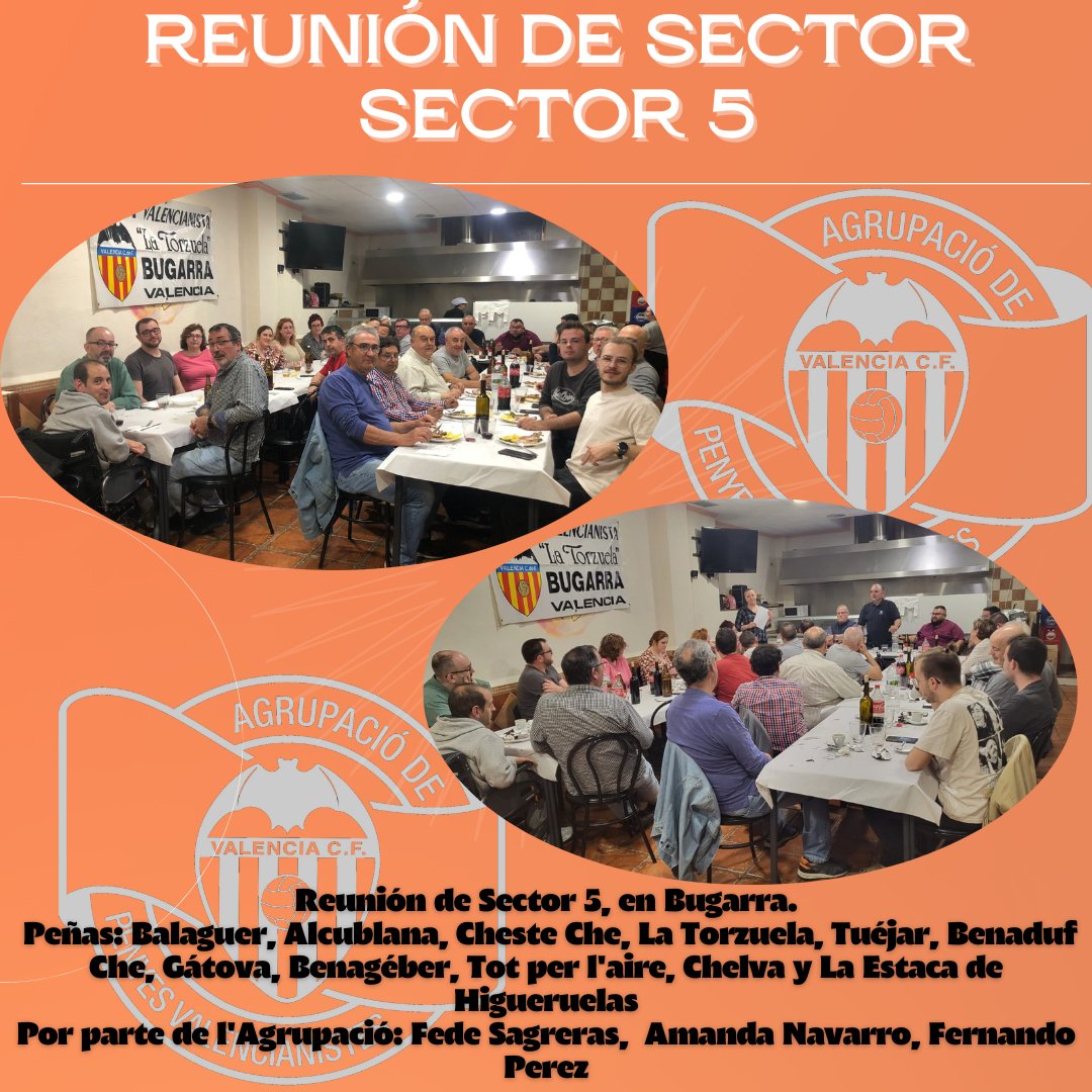 Reunión Sector 5 - penyesvalenciacf.com/reunion-sector…