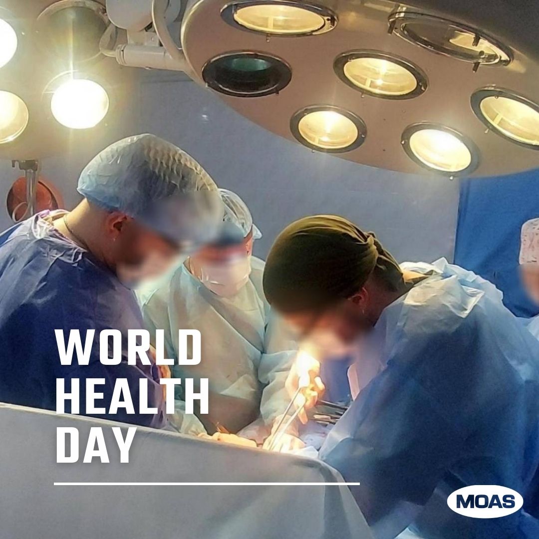 Today is #WorldHealthDay

We are thankful to the doctors, nurses and staff who have dedicated their lives to helping people in need. We would like to thank our brave medical team working tirelessly in #Ukraine to save lives.

#MOASMissionUkraine #health #savinglives #MOAS