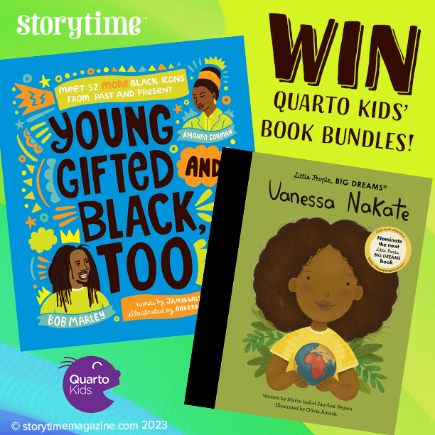GIVEAWAY! WIN a Young, Gifted Black Too bundle @quartokids! Tales from inspiring figures from the 1500s, right up to present-day heroes! 
To enter 
1. FOLLOW @storytimemag
2. LIKE &amp; SAVE 
3. TAG friends 

Closes at 11.59pm 30/4/23 UK only

T&amp;C's bit.ly/2Y29d33