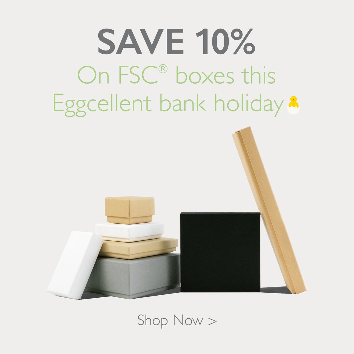 Packagingworld_'s tweet photo. Wishing you an Eggcellent Easter! 🙂 Switch to sustainable packaging this Easter and save 10% on FSC® certified products.
#FSC #sustainablepackaging #ecofriendly #discount https://t.co/nvBhJnEama
