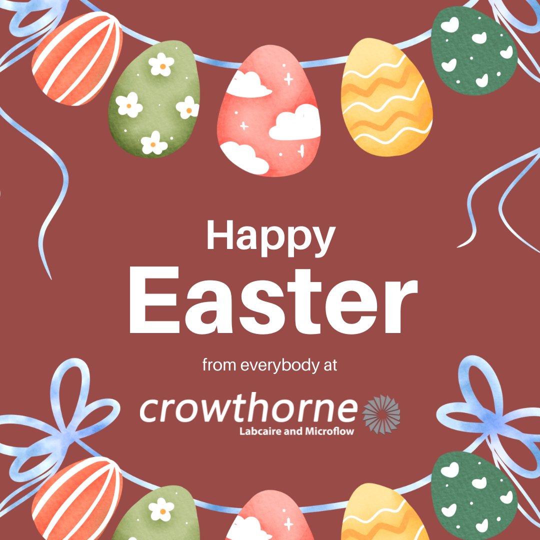 CrowthorneGroup's tweet photo. With Easter fast approaching, the team at Crowthorne Group would like to wish all our customers and suppliers a Happy Easter!

We'll be closed from April 7th 2023, and returning to regular working hours on April 11th 2023. https://t.co/Z5bZfesofX