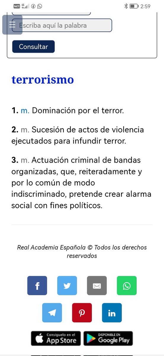 FlordelosMilag6's tweet photo. @LeonLibertario_ @riedsan321 La definición de Terrorismo tiene 3 acepciones según #LaRae, en cuál no encajan? 
Nunca los hemos "Terruquedo" son Terroristas. 👇 https://t.co/bV15QO1OQD